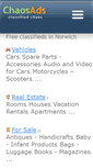 Mobile Screenshot of norwich.chaosads.co.uk