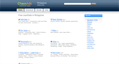 Desktop Screenshot of chaosads.ph