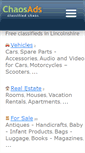 Mobile Screenshot of lincolnshire.chaosads.co.uk