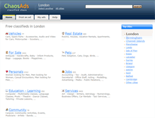 Tablet Screenshot of london.chaosads.co.uk