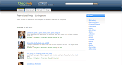 Desktop Screenshot of livingston.chaosads.co.uk