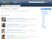Tablet Screenshot of livingston.chaosads.co.uk