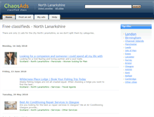 Tablet Screenshot of northlanarkshire.chaosads.co.uk