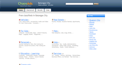 Desktop Screenshot of batangascity.chaosads.ph