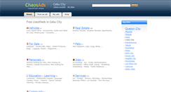 Desktop Screenshot of cebucity.chaosads.ph
