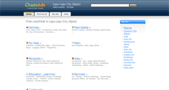 Desktop Screenshot of lapu-lapucity.chaosads.ph